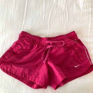 Womens pink athletic shorts